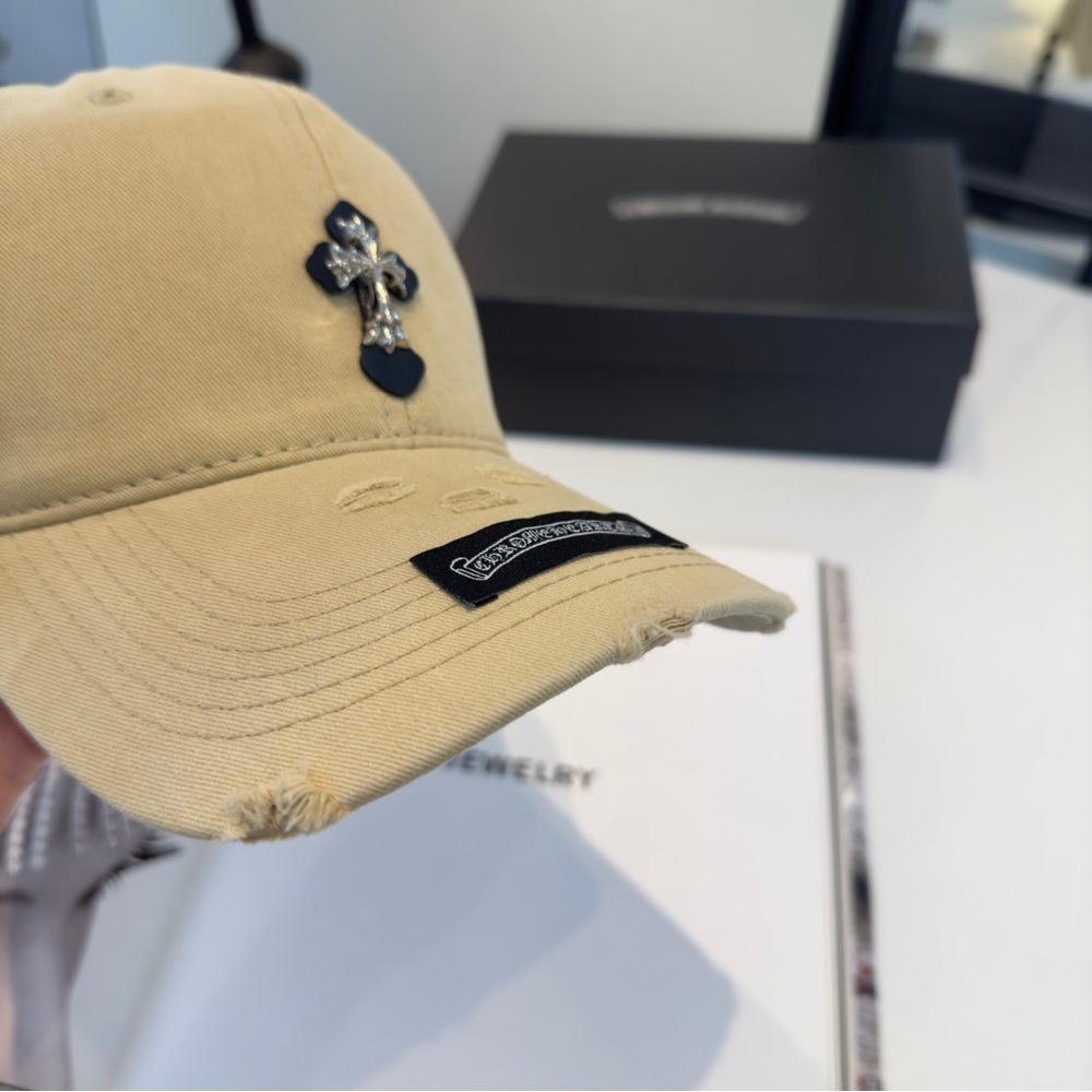 Chrome Heart khaki-colored baseball cap with a head circumference of 57cm - Picture 5 of 6